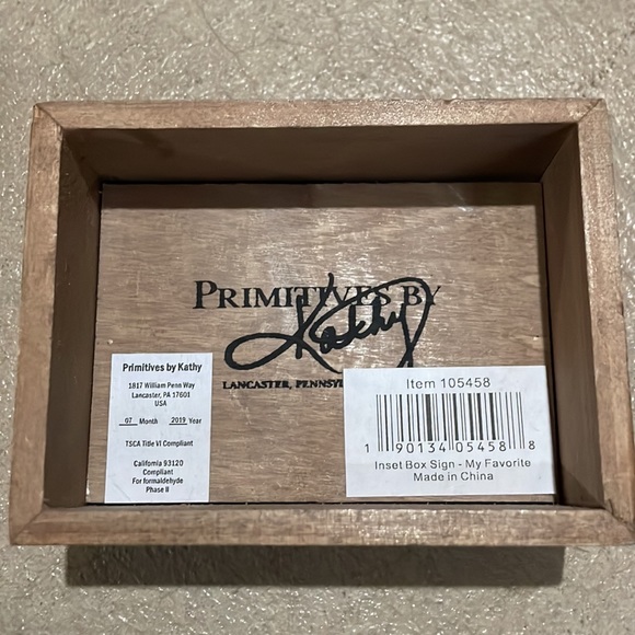 Small Inset Box Sign - Picture 4 of 4